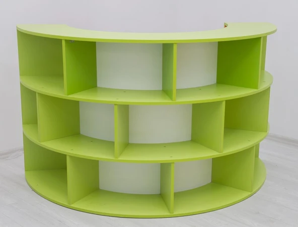 S KİTAPLIK MASASI 9X180Q H105 ürün görseli 1