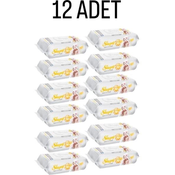 Sleepy Sensitive Islak Havlu 12x90'lı 12 Paket 1080 Yaprak ürün görseli 1