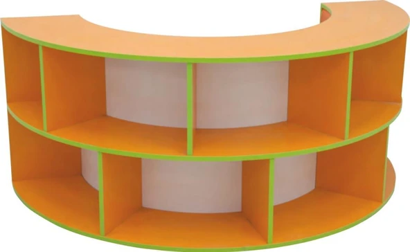 S KİTAPLIK KOLTUKLU ORTASINDA YUVARLAK MASA 90X180Q H70 ürün görseli 1