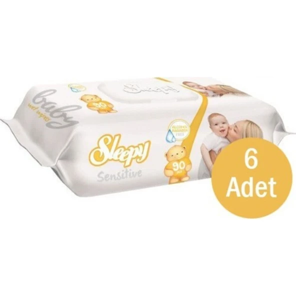 Sleepy Sensitive Islak Havlu 6'lı Paket ürün görseli 1