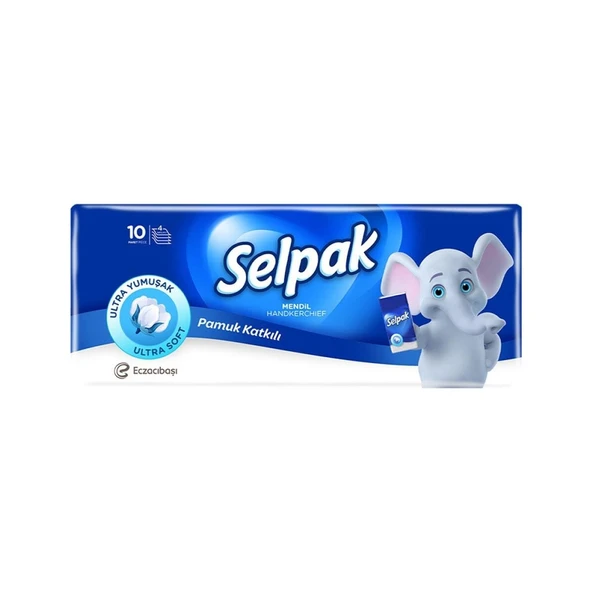Selpak Mendil Cep Klasik 10'lu 4 Adet ürün görseli 1