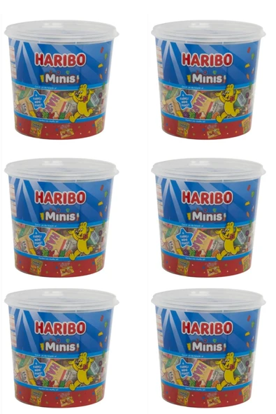 HARİBO Minis 600 Adet X 10 gr ( 6 Kova) ürün görseli 1