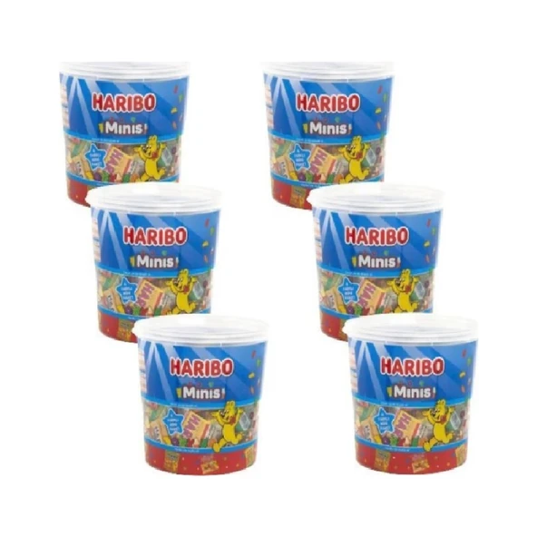 Haribo Minis 10 gr x 100 x 6 Adet ürün görseli 1