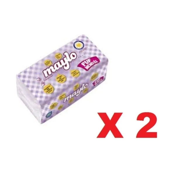 Maylo Puf Mendil 150 Yaprak x 2 Adet ürün görseli 1