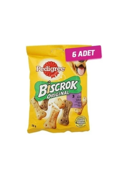 Pedigree 6 Adet - Biscrock Köpek Ödülü 200 Gr ürün görseli 1