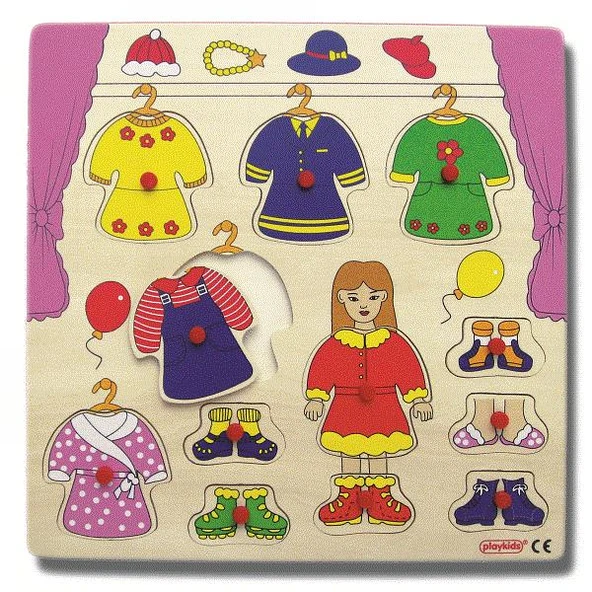 GİYSİ DEĞİŞTİRME PUZZLE (30x30 cm) ürün görseli 1