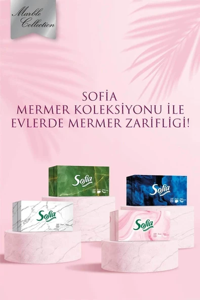 SOFİA Kutu Mendil 4x100'lü - Resim 2