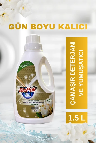 BİOPAK OUD Parfümlü Çamaşır Deterjanı ve Yumuşatıcı ürün görseli 1