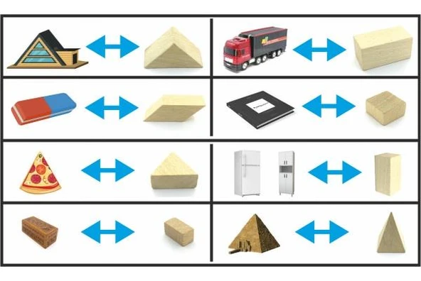 AHŞAP GEOMETRİK CİSİMLER - Resim 4