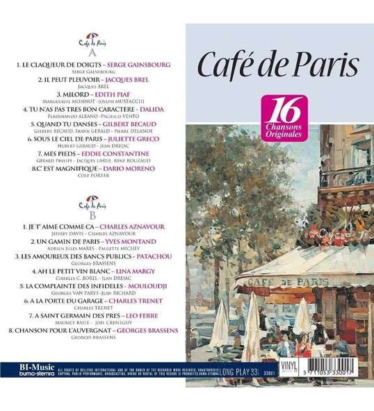 Cafe de Paris - Plak - Resim 2