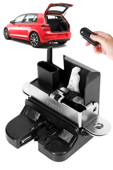 Vorgens VW Golf5 Golf6 Bagaj Kilidi 2009-2013 (5k0827505a) - Volkswagen Tiguan Jetta Uyumlu ürün görseli 1