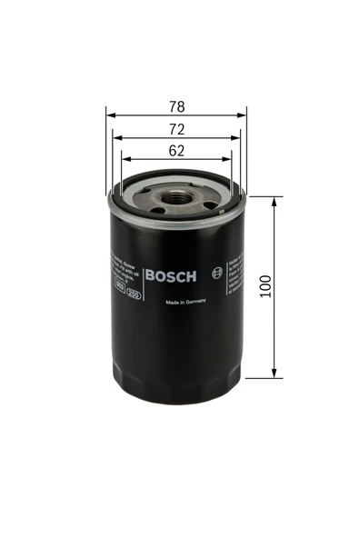 Bosch 0451103111 Yag Filtresi Tempra Tipo Doblo 1.9 S Slx Albea ürün görseli 1