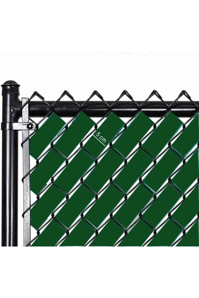 STOREMAX Niffa Örgü Tel Koruma, Kapatma, Gizlilik Bantları, Pvc Çit Şeridi (50 metre) (5cm, Yeşil) NFma ürün görseli 1