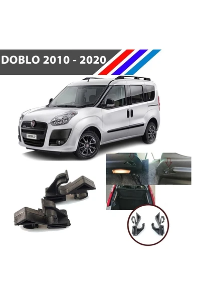 AutoAll Fiat Doblo Bagaj Pandizot Braket Tutucu 2 Adetli Takım 71719953 ürün görseli 1