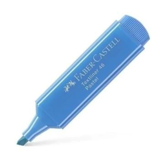 Faber Castell Fosforlu Kalem Pastel Mavi ürün görseli 1