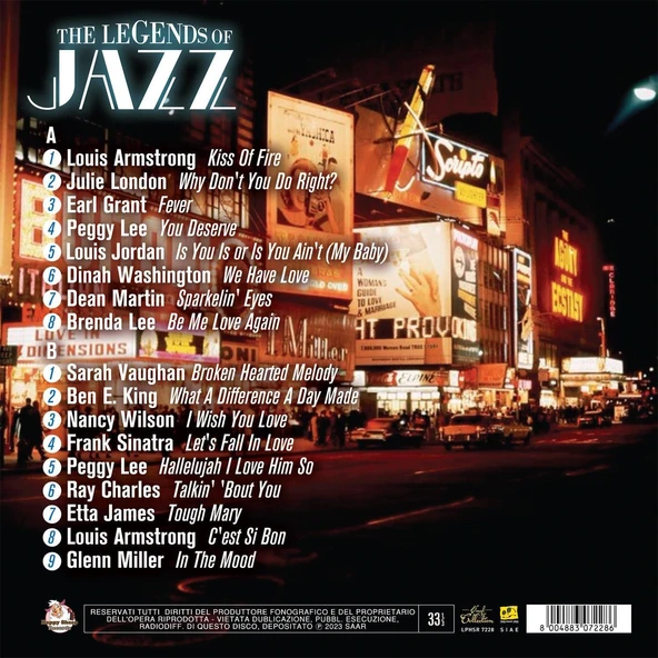 The Legends Of Jazz - Plak - Resim 2