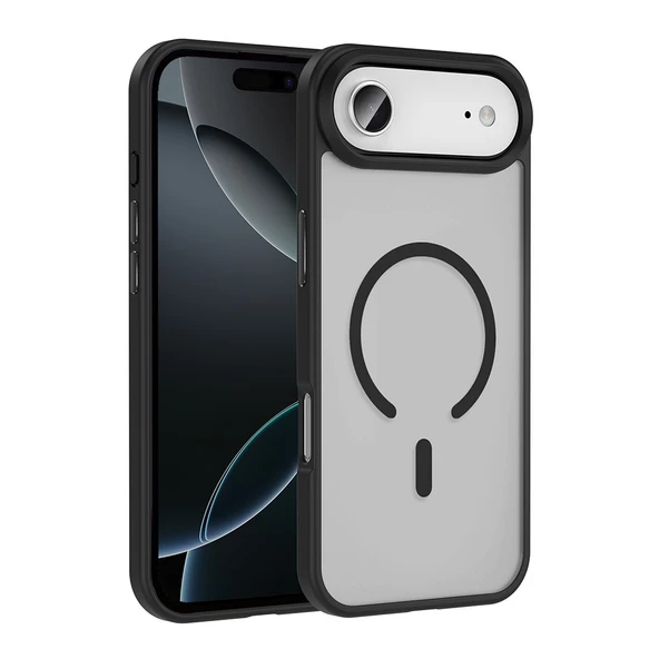 iPhone 17 Air Kılıf M-safe Şarj Özellikli Mat Arka Yüzey Sio Kılıf ürün görseli 1