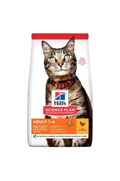 Hill's Science Plan Tavuklu Yetişkin Kedi Maması 3 Kg ürün görseli 1