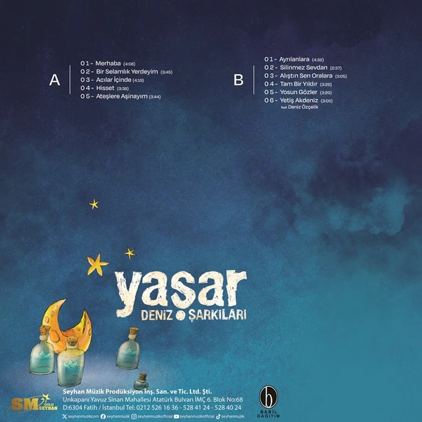 Yaşar Deniz Şarkıları - Plak - Resim 2