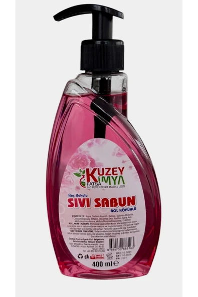 KUZEY KİMYA Hoş Kokulu Sıvı EL Sabunu 400ml ürün görseli 1