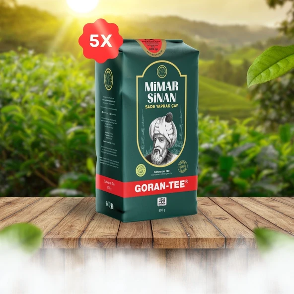 Goran Tee - Mimar Sinan Çay 800g 5 li paket ürün görseli 1