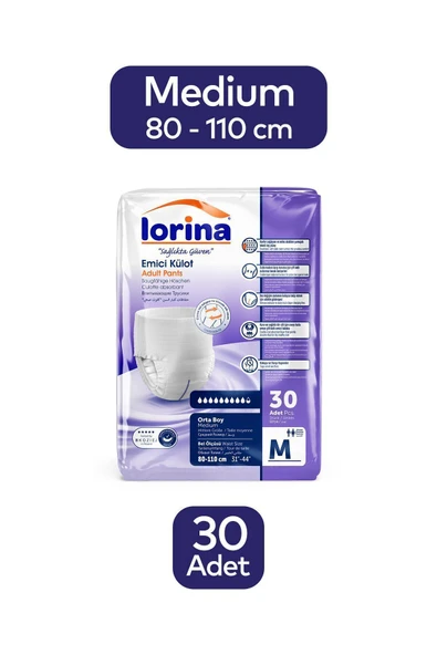 Lorina Emici Külot Medium 30 Adet - Resim 2