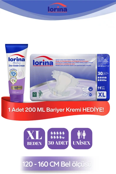 Lorina Emici Külot Hasta Bezi XL 30 Adet ürün görseli 1
