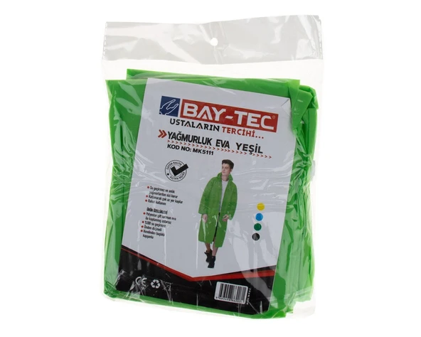 BAY-TEC MK5111 Eva Yağmurluk Yeşil 150gr ürün görseli 1