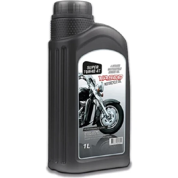 Yasco Super 10W-40 4T 1 lt Motosiklet Yağı 12 Adetlik Koli ürün görseli 1