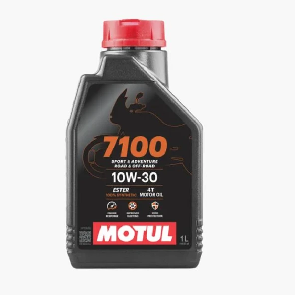 Motul 7100 10W30 4T 1Lt Yağ ürün görseli 1