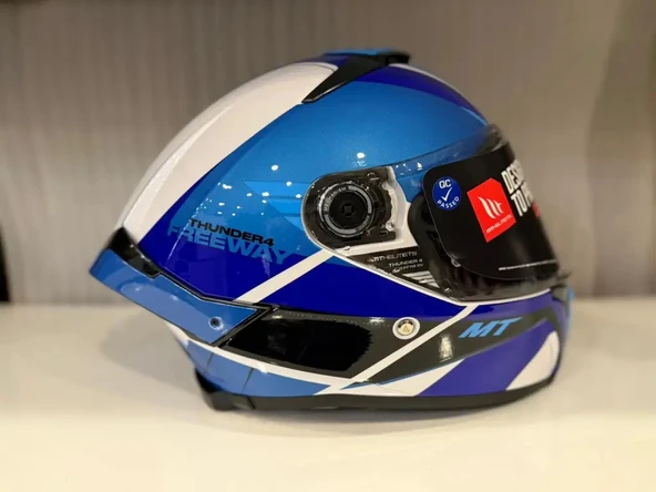 KASK MT THUNDER 4 SV FREEWAY A17 PARLAK ürün görseli 1