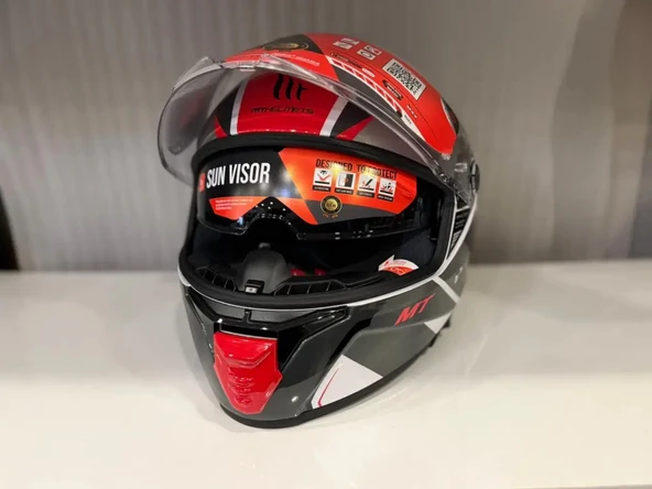 KASK MT THUNDER 4 SV FREEWAY A5 PARLAK - Resim 4