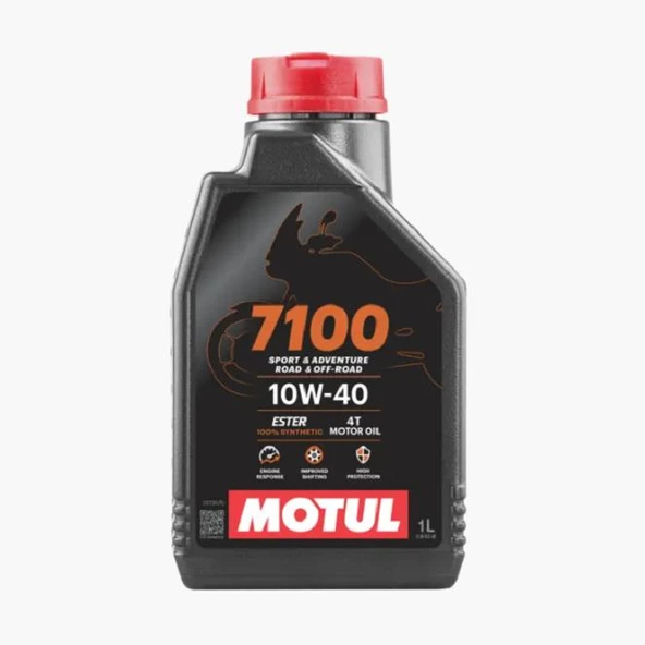 Motul 7100 10W40 4T 1Lt Yağ ürün görseli 1