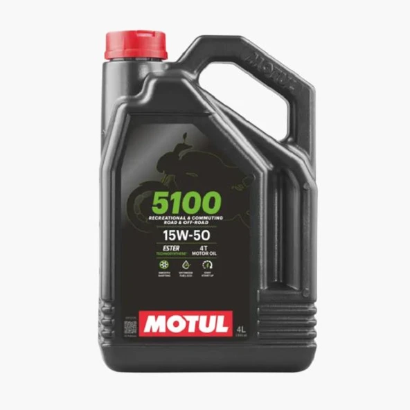 Motul 5100 15W50 4T 4Lt Yağ ürün görseli 1
