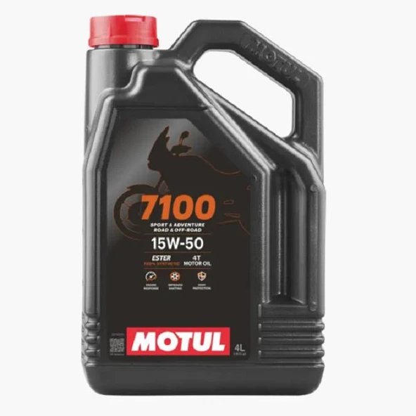Motul 7100 15W50 4T 4Lt Yağ ürün görseli 1