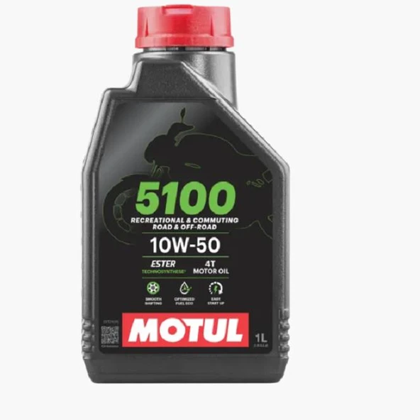 Motul 5100 10W50 4T 1Lt Yağ ürün görseli 1