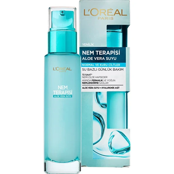 Loreal Paris Nem Terapisi Aloe Vera Suyu Normalden Kuruya Ciltler Için Su Bazlı Günlük Bakım ürün görseli 1