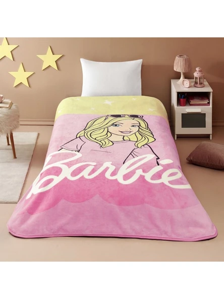 Taç Barbie Malibu 160x220 cm Tek Kişilik Battaniye ürün görseli 1