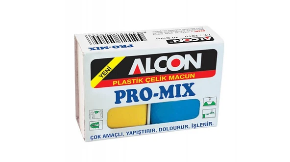 Alcon Mini ProMix Plastik Çelik Macun 40 Gram - Resim 2