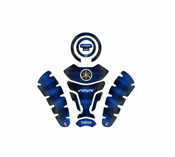 Yamaha R6 Uyumlu Tank Pad Set ürün görseli 1