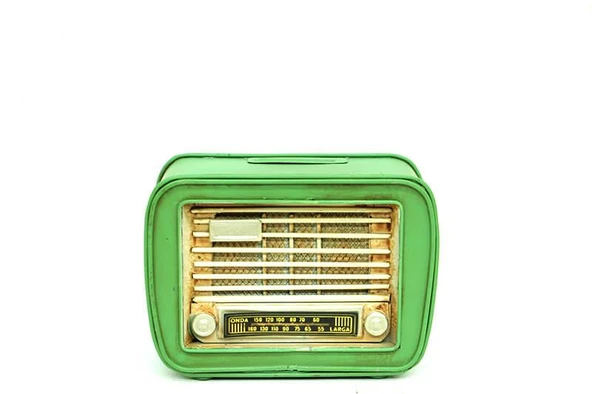 Dekoratif Metal Radyo Kumbara Vintage Hediyelik ürün görseli 1