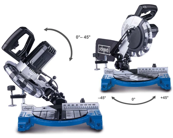 GÖNYE KESME TESTERE HM210L 210MM  SCHEPPACH - Resim 2