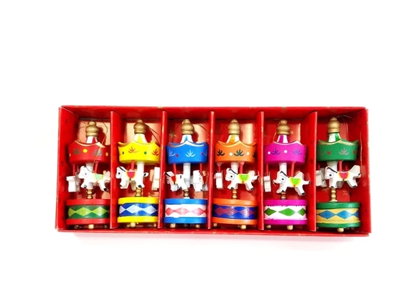 Mini Ahşap 6'lı Atli Karinca ürün görseli 1