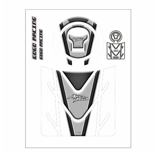 Honda Africa Twin 2016-2024 Beyaz Tank Pad ürün görseli 1