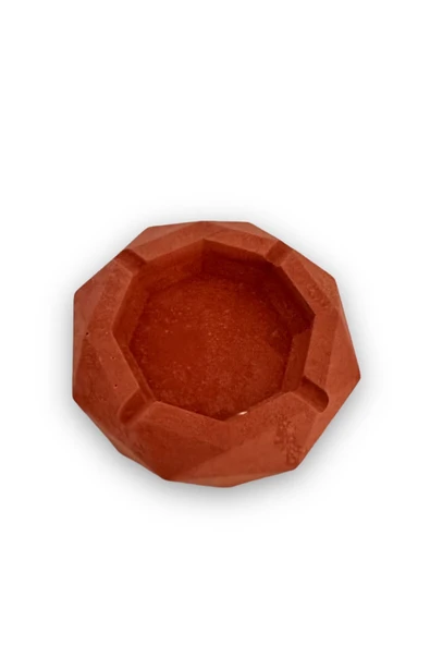 Betonmall Geometrik Terracotta Kül Tablası ürün görseli 1