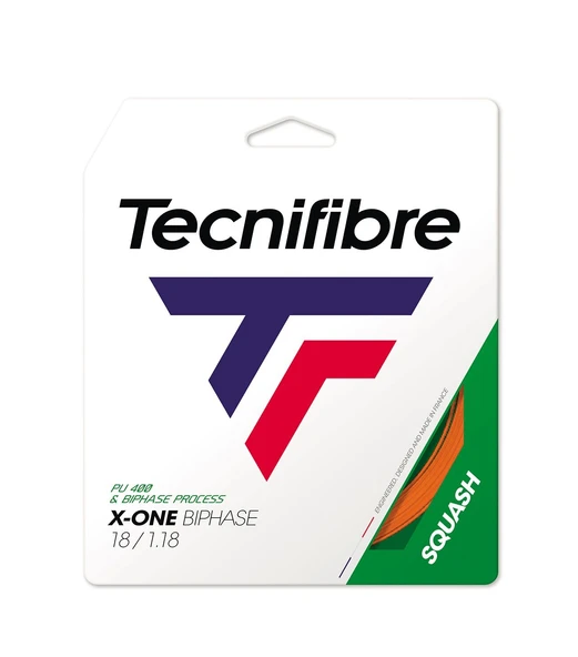 Tecnifibre X-One Biphase 18/1.18 Turuncu Squash Tekli Kordaj 06GXON118O ürün görseli 1