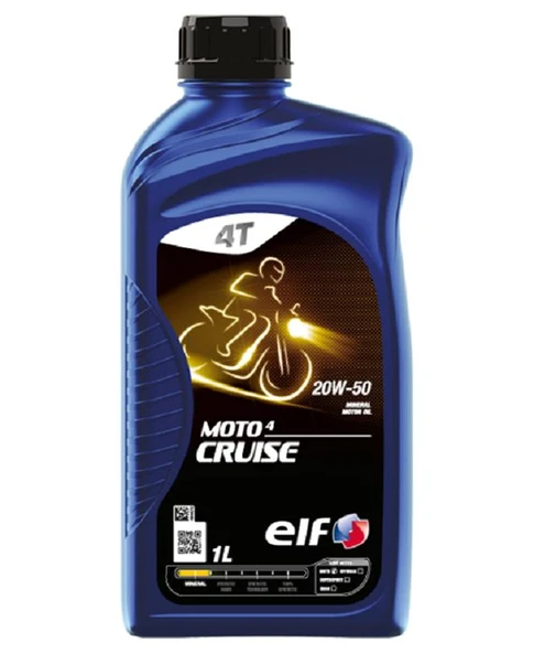 Elf Moto 4 Cruise 20W-50 4T Motor Yağı 1 Litre ürün görseli 1