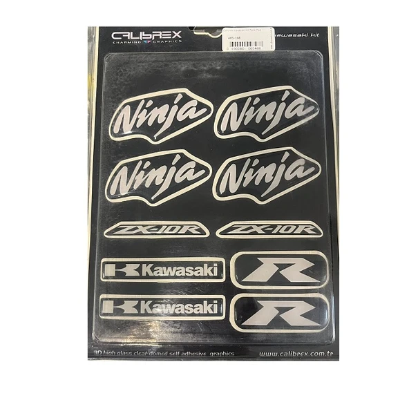 Calibrex Kawasaki Kit Siyah Taban Tank Pad ürün görseli 1
