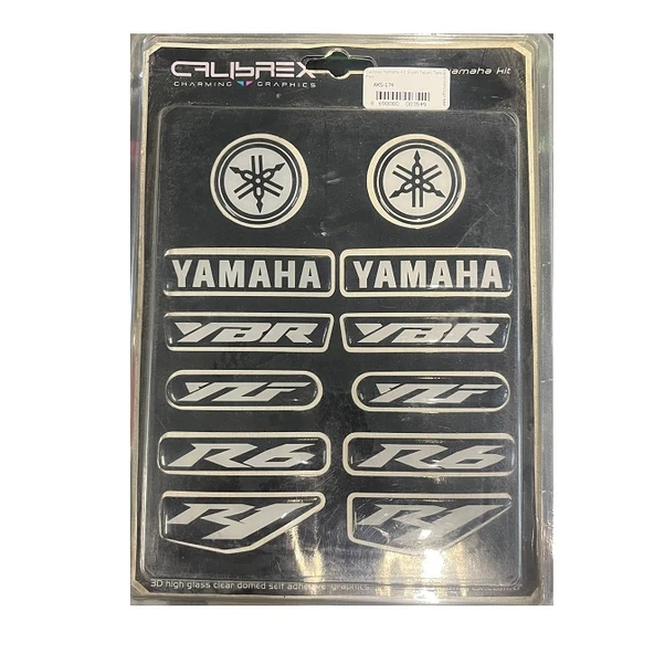 Calibrex Yamaha Kit Siyah Taban Tank Pad ürün görseli 1