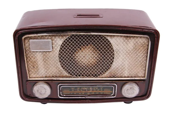 Dekoratif Metal Radyo Kumbaralı Vintage Hediyelik ürün görseli 1
